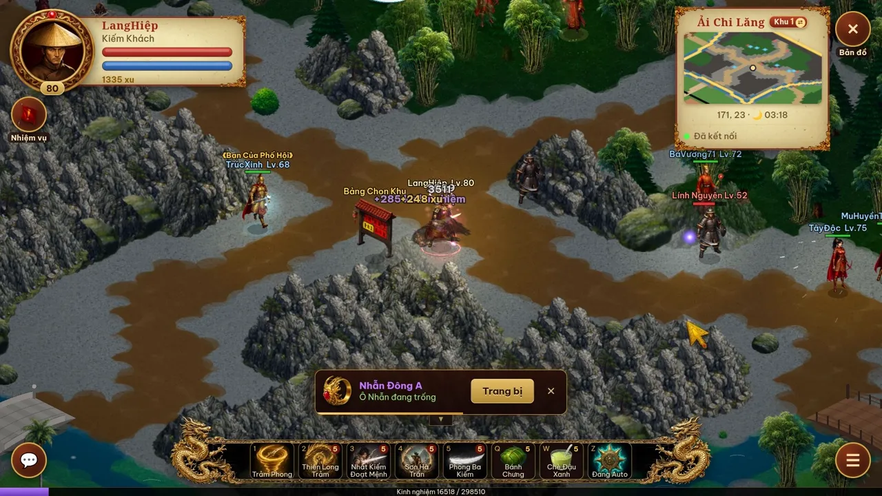 Ảnh chơi game Lạc Việt Online tại Ải Chi Lăng