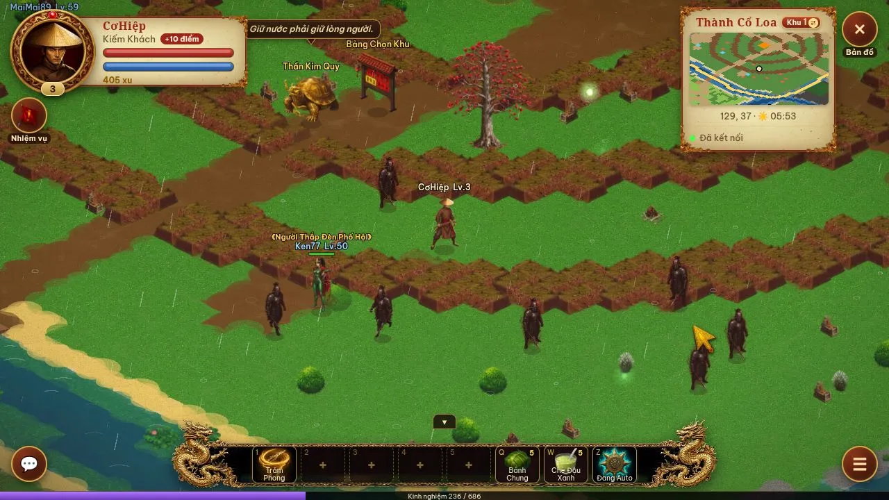 Ảnh chơi game Lạc Việt Online tại Thành Cổ Loa