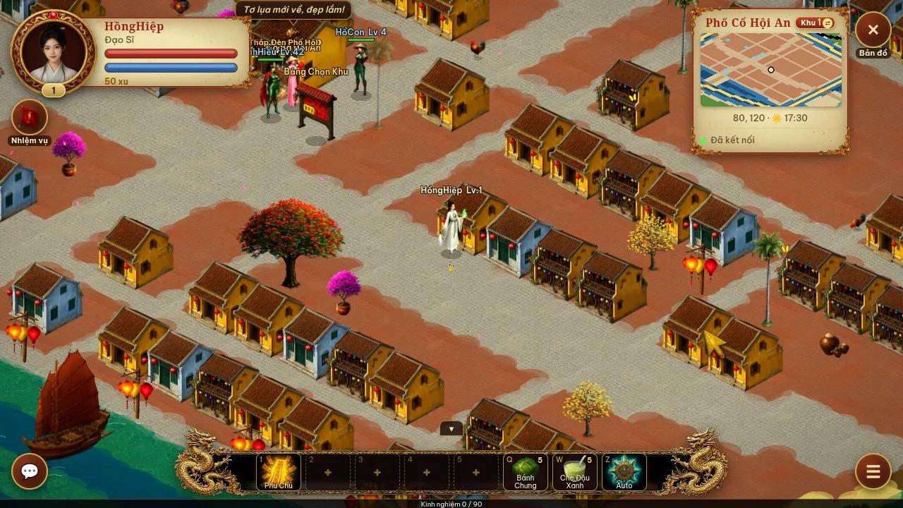 Ảnh chơi game Lạc Việt Online tại Phố Cổ Hội An