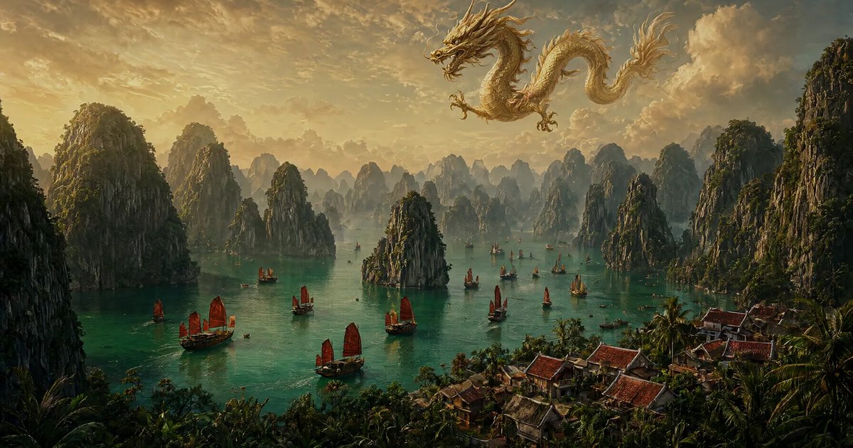 Vịnh Hạ Long trong game Lạc Việt Online